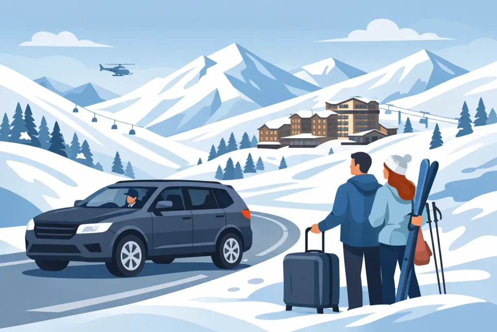 Traslado privado a Valle Nevado sin imprevistos